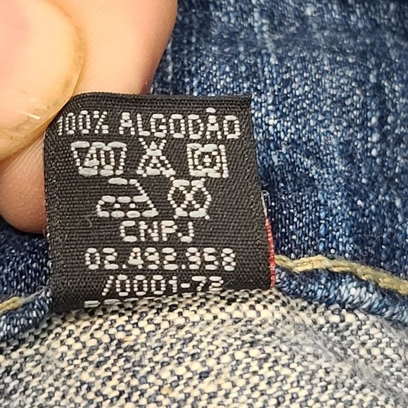 VIA DUTTUS 20" Brazilian Denim Blue Jean Skirt Womens Size 0 NWT - Picture 6 of 11